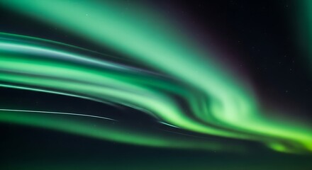 Aurora Borealis Mesmerizing green lights dance across the arctic sky, a celestial phenomenon, painting a breathtaking natural spectacle