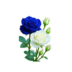 Fototapeta premium bouquet of white roses