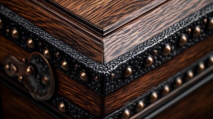 Wooden Box Detail.