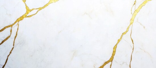 Elegant White Marble with Gold Veins for Interior Design Projects