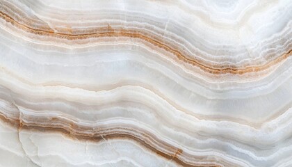 Elegant White and Beige Onyx Stone Texture for Background Use