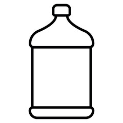Water Gallon Icon Template – Clean Minimal Vector Design
