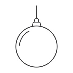 A minimalist Christmas ornament poised for the holidays evoking anticipation and festive joy with its clean lines on a
