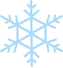 Fototapeta premium snowflake on white