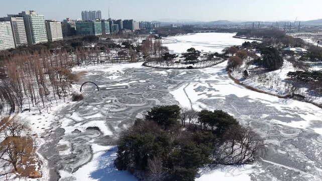 한국의 도시와 자연 겨울도시