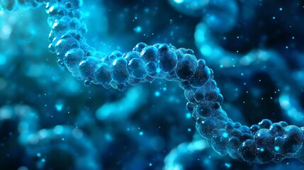 Captivating Underwater Swirls of Ethereal Blue Light and Liquid Energy