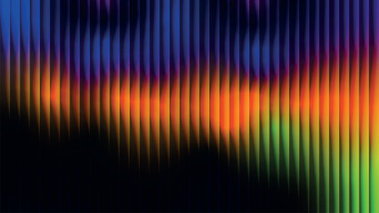 Soft glass ripple texture background with soft gradient blur, abstract futuristic light wave distortion, modern glow glass wallpaper vector illustration.