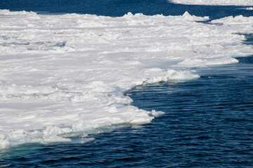 Sea of Okhotsk With drift ice in Abashiri, Hokkaido, Japan © ti1993