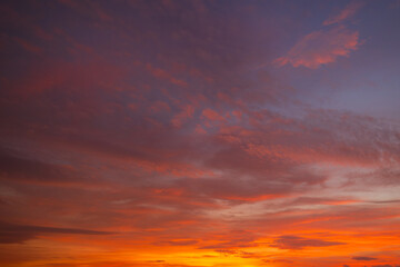 Colorful sky and clouds backdrop at sunrise and sunset,Sky on sunrise. Beauty sunrise with sunlight background. Twilight, dramatic sunrise dawn, dusk, sunshine. Cloudy sunset. Sunrise wallpaper.
