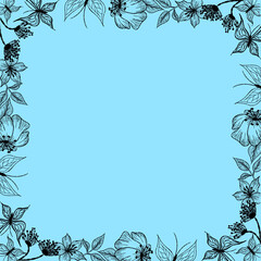 Obraz premium flowers and butterflys