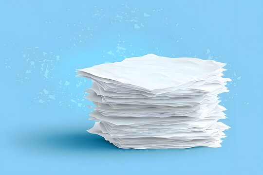 Organized stack of paperwork documents