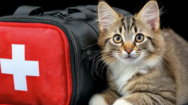 First aid tips for pets at home with a focus on cat care and basic supplies for emergencies