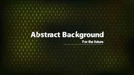 Futuristic Abstract Diamond Grid Background with Green and Yellow Gradient