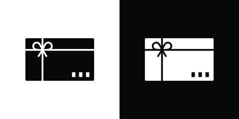 Gift voucher icon design element for website and app ui design projects