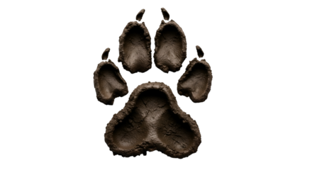 Muddy Paw Print Impression e03c504c8b5ee04b6724aca1afed464bdr