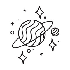 Mystical celestial design elements. Vector icon set with stars, crescent moons, constellations, and dividers for logos or spiritual decorations.