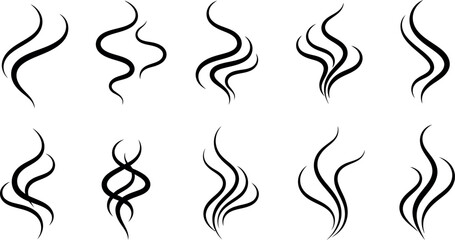 Vector Illustration of Abstract Organic Leaf Shape Logo Design Element. Modern Nature Symbol for Eco Branding & Growth.