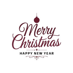 merry christmas lettering