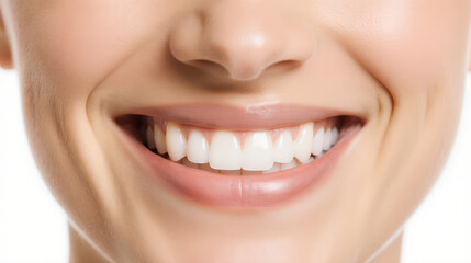 Obraz premium Radiant, joyful smile fills happy person face, emanating pure happiness and cheerfulness. smiling mouth exhibits wide grin, reflecting positivity and excellent dental health