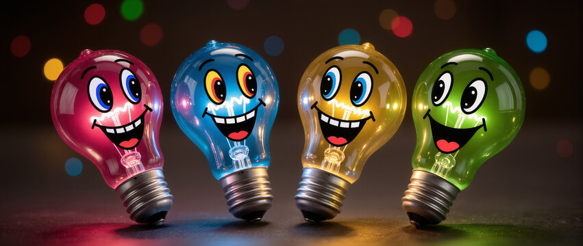 funny idea light bulbs