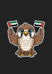 UAE National Day clip art.