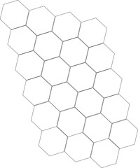 abstract background with hexagons