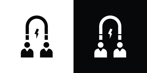 User engagement icon design element for website and app ui design projects