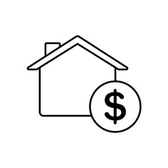 Icon a home benefit, isolated against a clean background.