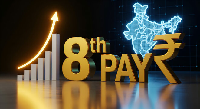 8th Pay Commission, India salary growth concept