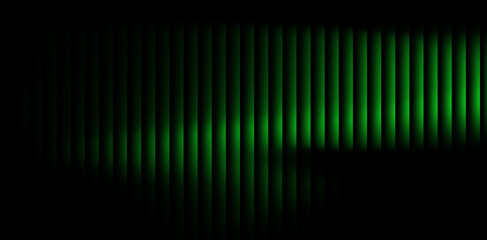 green glowing abstract wave glassy background