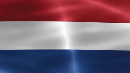Netherlands flag - realistic waving fabric flag - Powered by Adobe