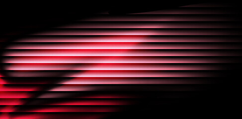red glowing abstract wave glassy background
