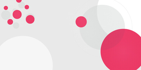 Red flat shape and white fluid blob, grey liquid stain and red geometric form. Set of isolated abstract white spot with gradient or dynamic color. Background for card or template design for flyer