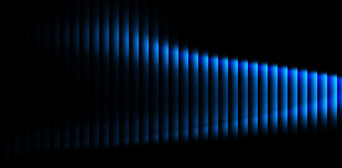 blue glowing abstract wave glassy background