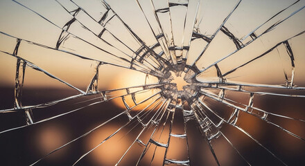 broken glass background