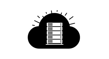 Secure cloud data storage solution with modern server architecture, empowering businesses with scalable and reliable infrastructure for digital transformation