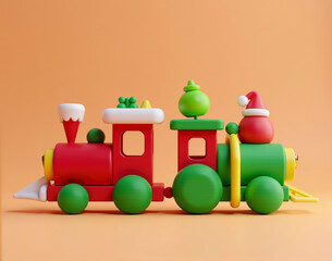tren, navidad, tren navideño, juguete, capacitar, plasticos, niño, juego, locomotor, aislada, auto, infancia, diversión, variopinto, madera, rojo, acarrear, transportación, amarilla, objeto