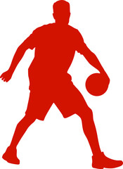 Creative design of basketball player