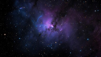 Fototapeta premium Magnificent Deep Space Nebula Filled With Stars and Cosmic Dust Clouds
