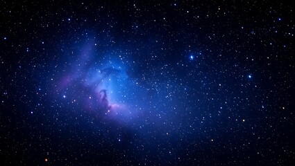 Obraz premium Night Sky Deep Space Starry Nebula Filled with Gaseous Clouds