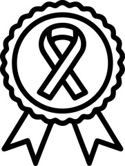 Vector illustration world aids day batche icon