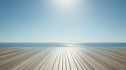 empty wooden pier