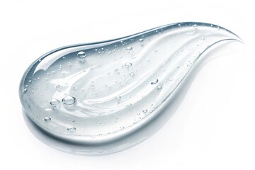 Transparent gel texture with air bubbles Nice