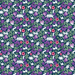 Classic Popular Flower Seamless pattern background - For easy making seamless pattern use it for filling any contours