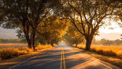 Fototapeta premium countryside road