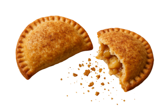 Baking delicious apple hand pies home kitchen food photography cozy environment close-up view comfort food concept