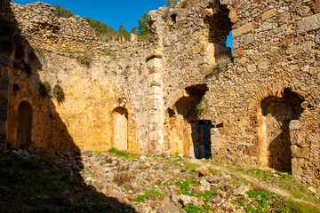 The ancient city of Syedra has located about 20 km. southeast of Alanya district of Antalya, on a...
