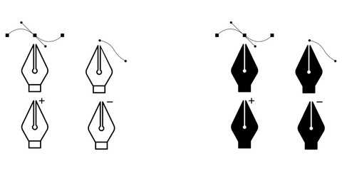 pen icon graphic tool vector icon