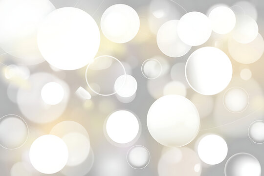 Soft focus bokeh lights with a gentle glow in warm and cool tones