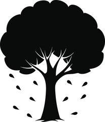 tree silhouette vector